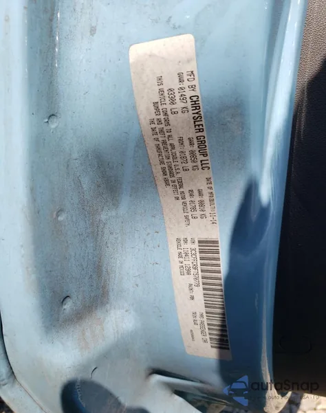 2015 Fiat 500 Lounge z USA, uszkodzony, nr VIN 3C3CFFCR9FT570779